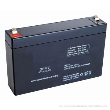6v 7ah Maintenance-free Valve Regulated Lead Acid Battery For Transformer Station